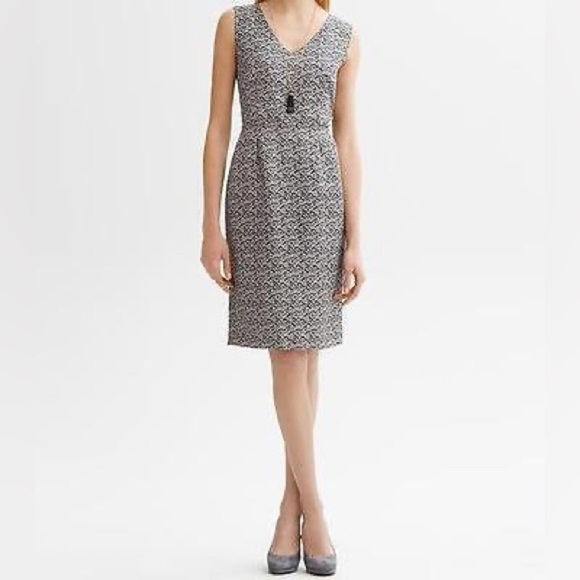Banana Republic Serena Floral Printed Sleeveless V-Neck Sheath Dress NEW - Picture 1 of 8